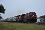 CP 8059 West in the rain